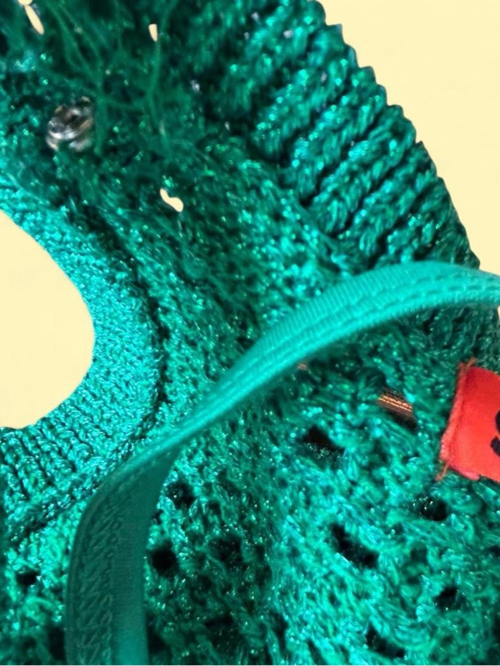 Simon Miller Roca Dress | Green Crochet Fringe Midi Dress - Women - Size Small - Picture 6 of 6